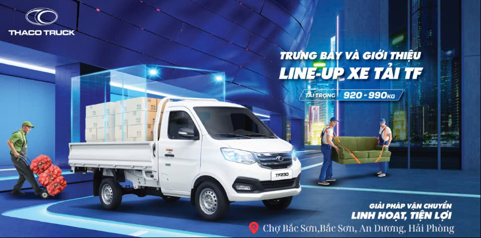 SỰ KIỆN TRƯNG BÀY VÀ GIỚI THIỆU LINE-UP SẢN PHẨM THACO TRUCK 